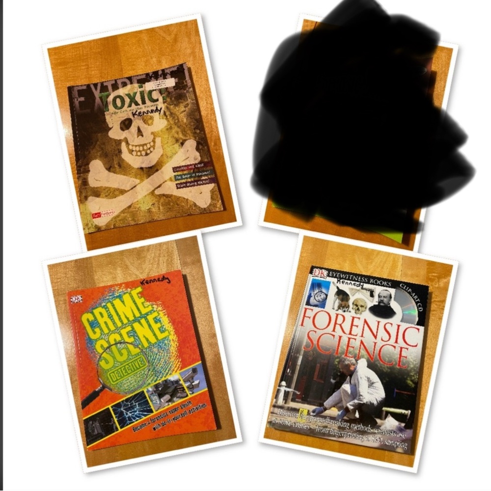 Forensic Science Crime Graphic Novel Book Lot Bundle Homeschool Nonfiction